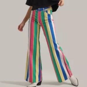 Womens Wanderer Jean:Rainbow Pop